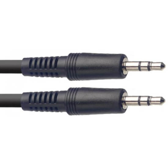 EWI MSSS-1 Stereo Mini Jack to Stereo Mini Jack cable, 1 meter length.