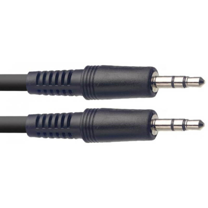 EWI MSSS-3 stereo mini jack to stereo mini jack cable, 3 meters long.