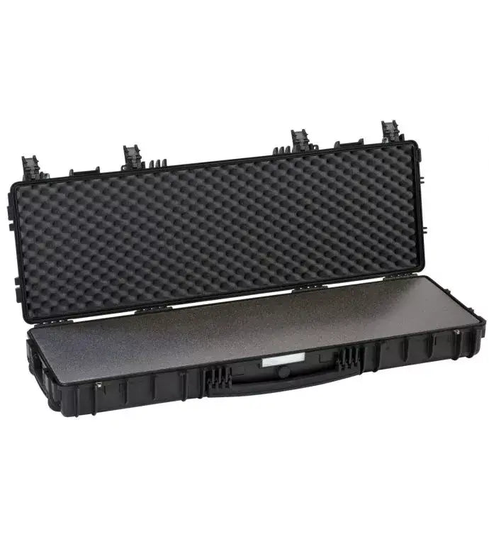 Explorer Cases 11413.B black empty case, 114 cm long, featuring new latches.