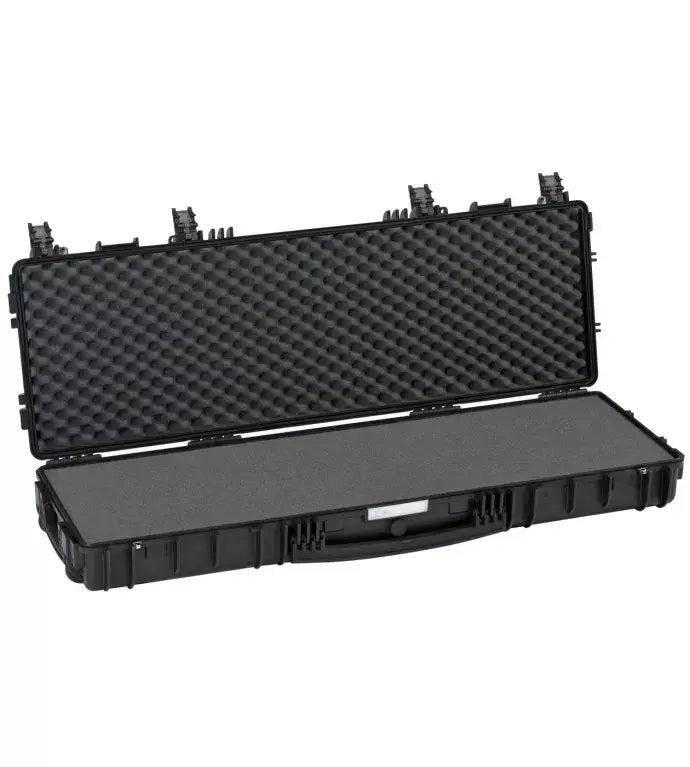 Explorer Cases 11413.B black empty case, 114 cm long, featuring new latches.