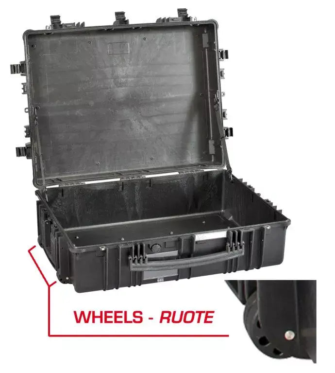 Image of the Explorer Cases 7726.B E black empty case, showcasing its interior design.