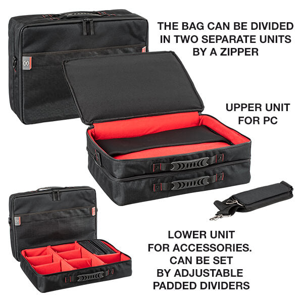 Explorer Cases BAG-PC48, a two-in-one divider and PC bag designed for the 4820 model, featuring a durable design.