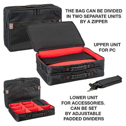 Explorer Cases BAG-PC48, a two-in-one divider and PC bag designed for the 4820 model, featuring a durable design.