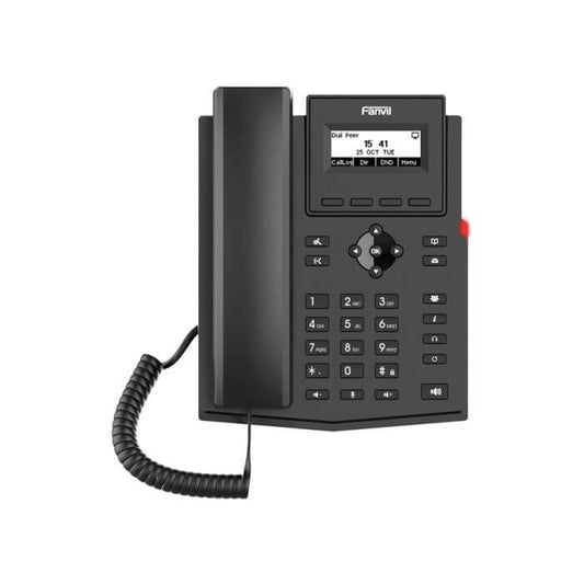 Fanvil X301G Gigabit PoE Entry Level VoIP Phone with a sleek design and user-friendly interface.