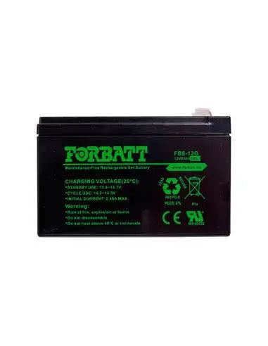Forbatt 12V 8AH Acid Gel Battery, a compact and reliable power source for various applications.