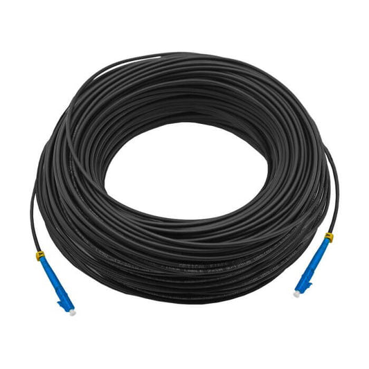 Scoop Fibre Outdoor Uplink Cable 90M LC-LC 1-Core, a high-quality fiber optic cable designed for outdoor use.