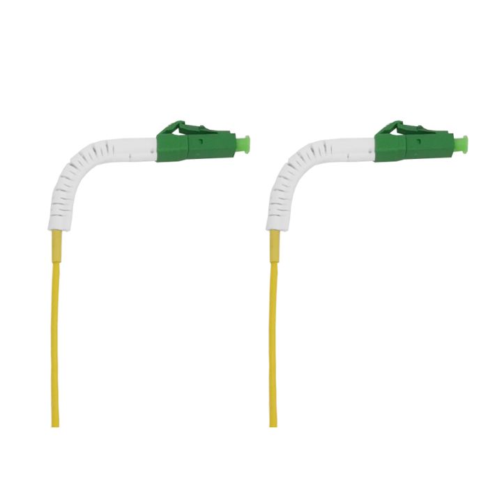 Scoop LC-LC SM APC Fibre Flylead 1M with Flex Boot, a high-quality fiber optic cable for reliable connectivity.