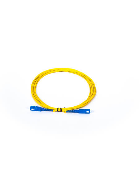 Fibre Patch Lead SC/UPC 5M - Simplex Singlemode, a high-quality optical fiber cable for reliable data transmission.