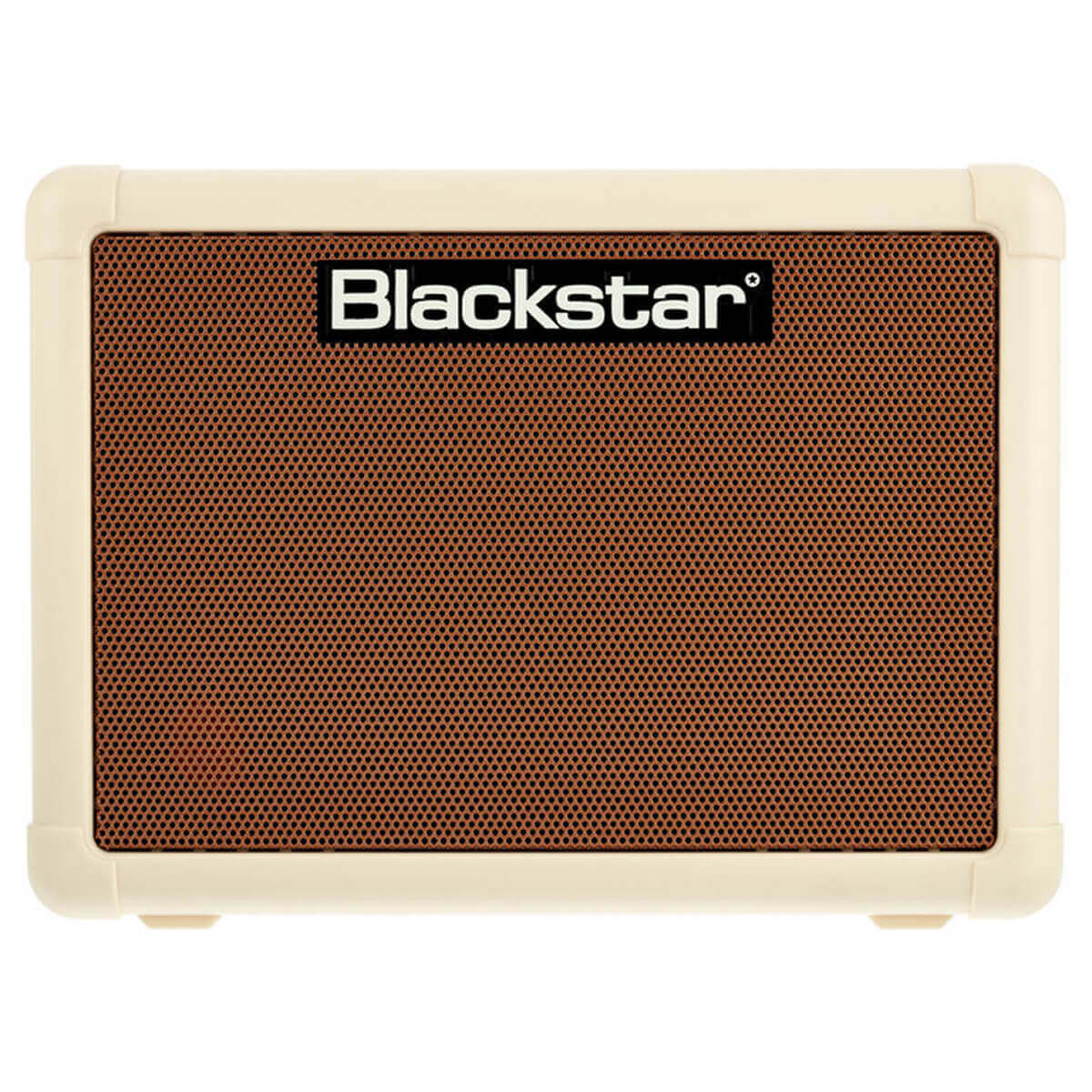 BLACKSTAR FLY-103 Acoustic Extension Speaker designed for FLY 3 Acoustic Amp, showcasing a sleek front view with a compact design and stereo sound capabilities.