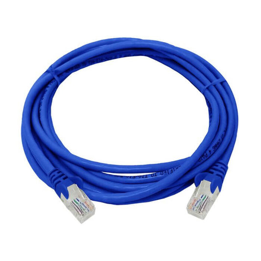 Linkbasic 3m UTP Cat5e Flylead in blue color
