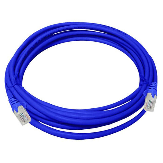Linkbasic 5m UTP Cat5e Flylead in blue color