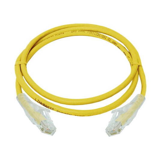 Linkbasic Cat6 UTP Flylead 1 meter in yellow color