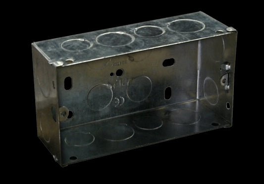 Audac flush mount box designed for solid walls, compatible with Audac wall panels.