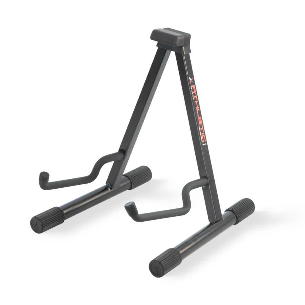 ATHLETIC GIT-4A Acoustic Guitar Stand featuring a compact and protective design.
