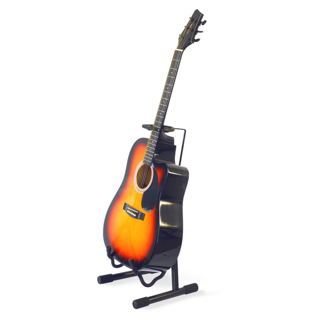 ATHLETIC GIT-6U Universal Guitar Stand designed for both acoustic and electric guitars, featuring neck support.