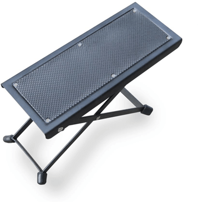 Athletic GP1 Adjustable Guitar Foot Rest designed for enhanced playing comfort, featuring a sturdy and adjustable design.