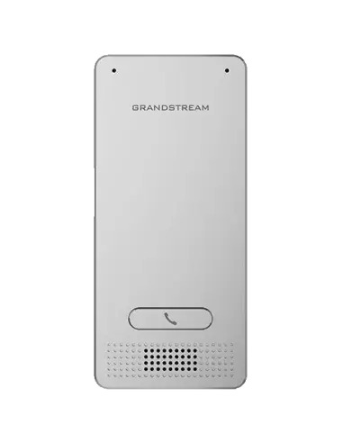 Grandstream SIP doorphone intercom featuring an RF card reader, designed for secure access control.