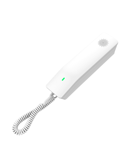 Grandstream GHP610 2-Line Hotel Phone in white color, designed for hotel use.