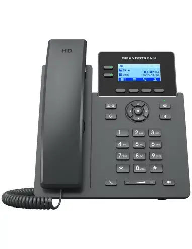 Grandstream GRP2602P 2-Line Desk Phone, PoE enabled, front view