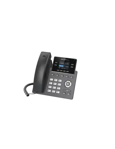 Grandstream GRP2612 2-Line Desk Phone without PoE, showcasing a sleek design suitable for office use.
