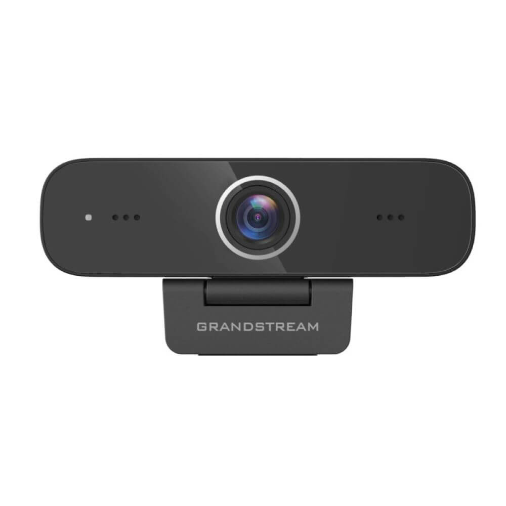 Grandstream GUV3100 1080p USB Camera with built-in microphone, ideal for video conferencing.