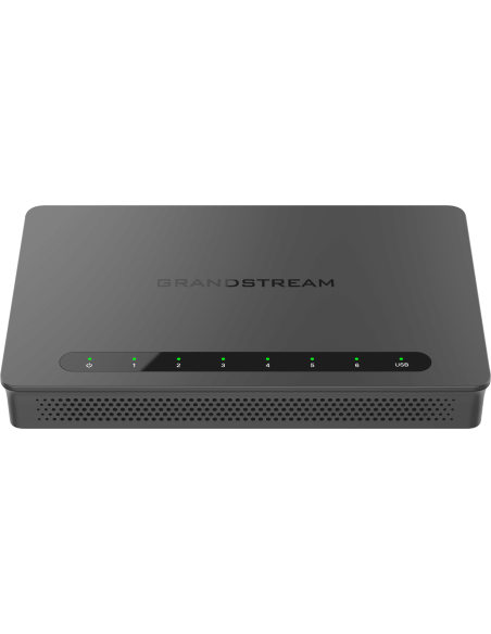 Grandstream GWN7002 VPN Router and Firewall with 4 Gigabit Ethernet LAN/WAN ports.