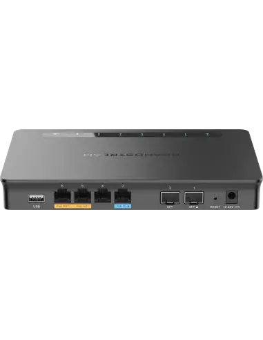 Grandstream GWN7002 VPN Router and Firewall with 4 Gigabit Ethernet LAN/WAN ports