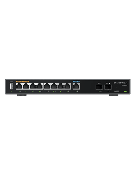 Grandstream GWN7003 Firewall VPN Router with 9 GbE LAN/WAN ports