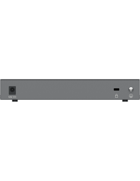 Grandstream GWN7701M 8-Port Unmanaged 2.5G Switch showcasing its ports and design.