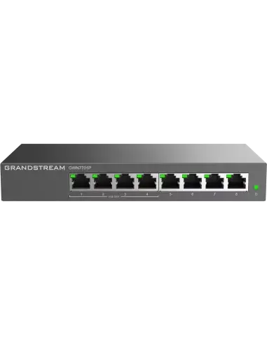 Grandstream GWN7701P 8-Port Unmanaged GbE PoE Switch with 60W power output
