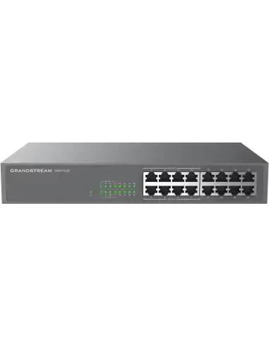 Grandstream GWN7702 16-Port Unmanaged GbE Switch - a network switch designed for efficient connectivity and performance.