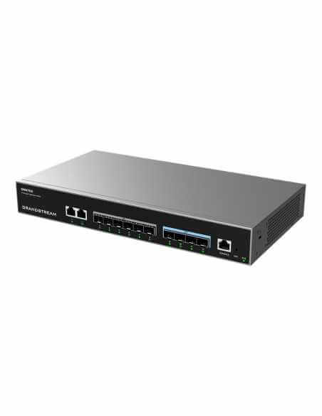 Grandstream GWN7830 L3 Managed Switch featuring 6 SFP ports and 4 SFP+ ports, designed for enterprise networking.