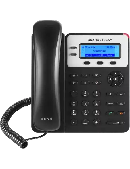 Grandstream GXP1625 2-Line Desk Phone with a sleek design, ideal for office use.