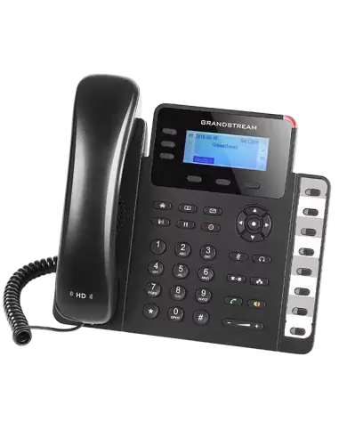 Grandstream GXP1630 3-Line Gigabit Desk Phone displayed on a white background.
