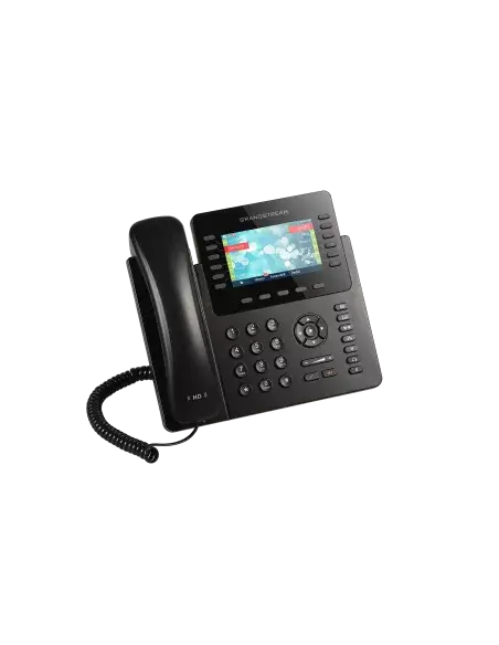 Grandstream GXP2170 12-Line Desk Phone with multiple lines and a modern design.