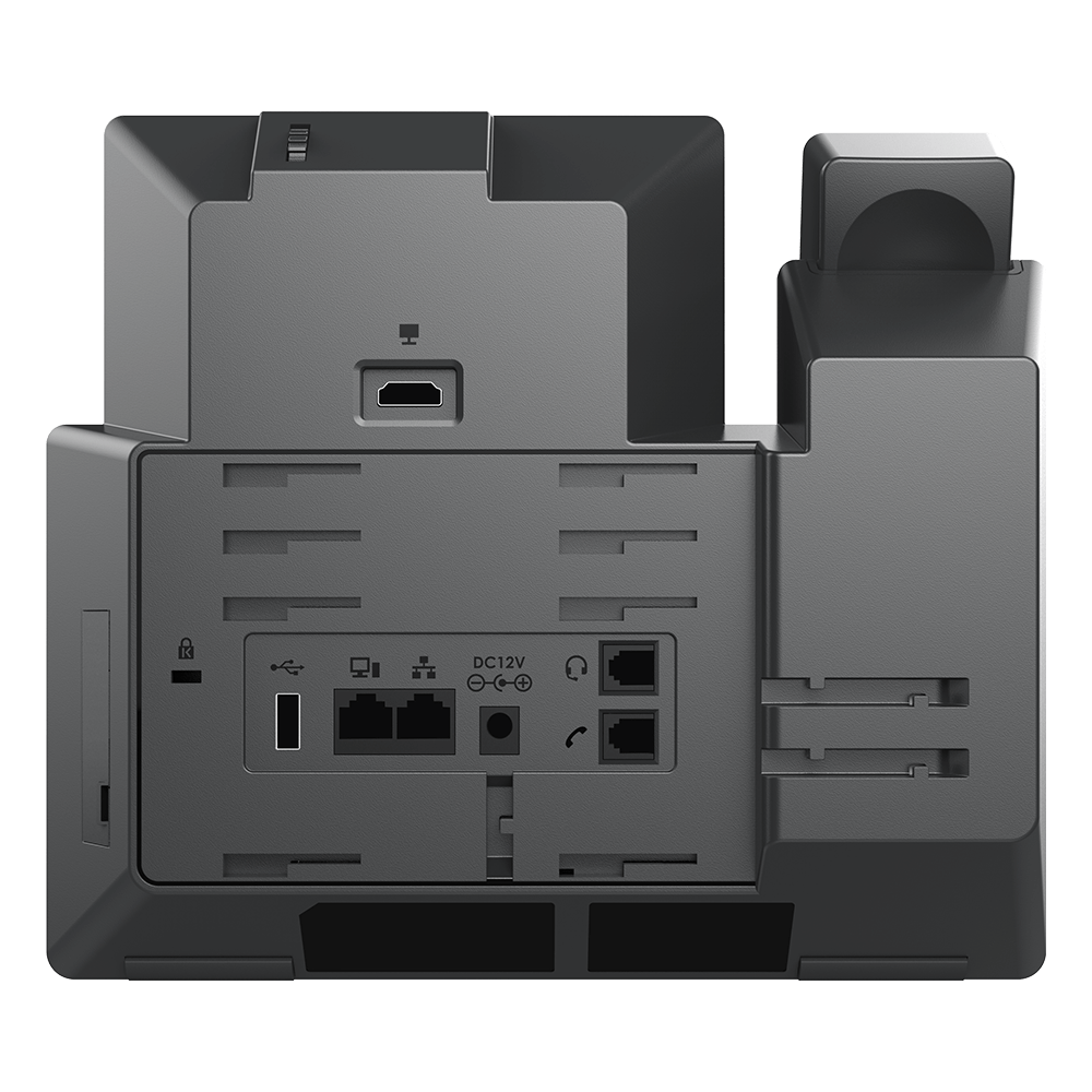 Back view of the Grandstream GXV3350 16-Line Video Phone