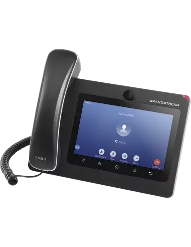 Grandstream GXV3370 16-Line Video Phone showcasing its sleek design and multiple line capabilities.