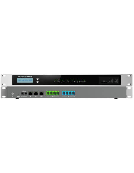 Grandstream UCM6304 VoIP PBX featuring 4 FXS and 4 FXO ports.