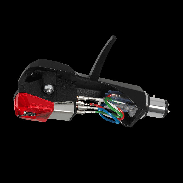Audio-Technica AT-XP5/H Audiophile DJ Cartridge with elliptical stylus and carbon fiber-reinforced ABS cantilever.