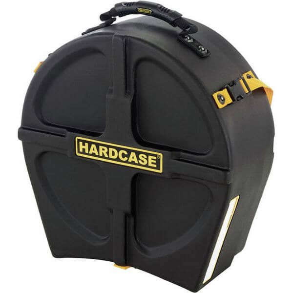 Hardcase 13 inch snare drum case, designed for protection and portability.