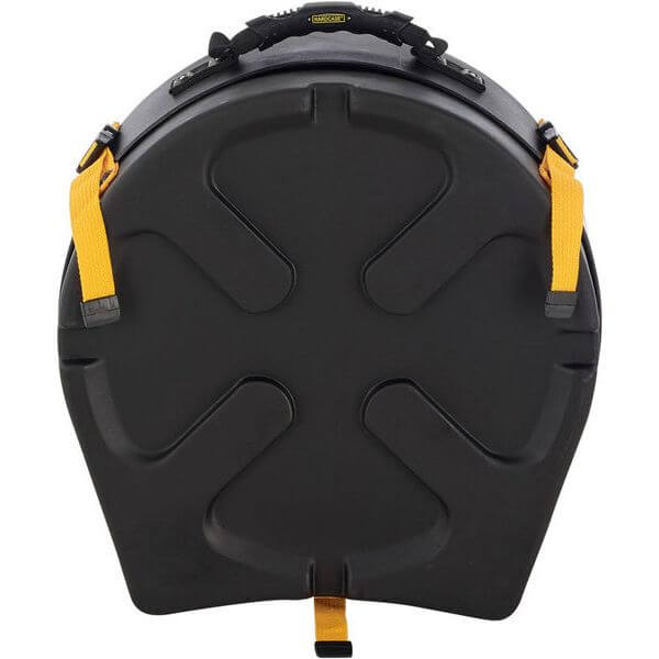 Hardcase 13-inch snare drum case designed for protection and portability.