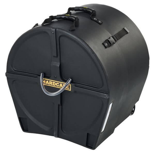 Image of a Hardcase 18 inch Bass Drum Case, designed for protecting and transporting bass drums.