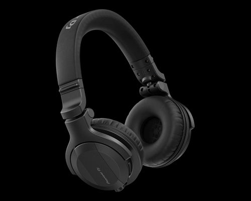 Pioneer HDJ-CUE1BT-K stylish black Bluetooth on-ear DJ headphones showcasing pro-quality sound.