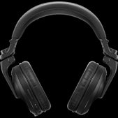 Pioneer HDJ-X5BT-K Wireless Over-Ear DJ Headphones in black color, designed for DJs with Bluetooth connectivity.