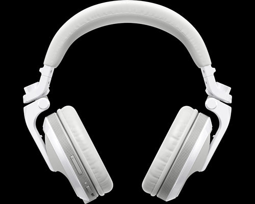 Pioneer HDJ-X5BT-W Wireless Over-Ear DJ Headphones in white color, featuring Bluetooth connectivity.