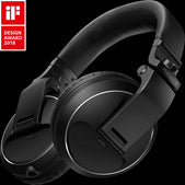 Pioneer HDJ-X5K high-quality over-ear DJ headphones in black color, designed for monitoring.