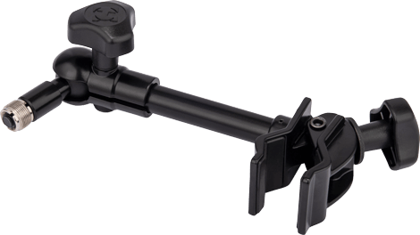 HERCULES STANDS DG137B Multi-Mount Microphone and Device Holder displayed in an image.