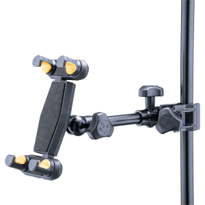 HERCULES STANDS DG207B Universal Smartphone Holder, an adjustable mounting solution for home and studio use.