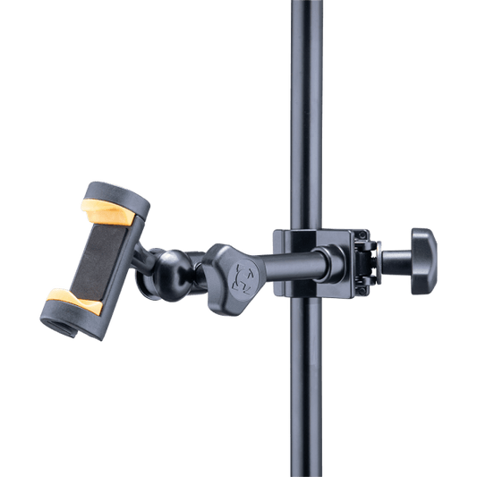 HERCULES STANDS DG207B Universal Smartphone Holder - Adjustable mounting for home and studio use.