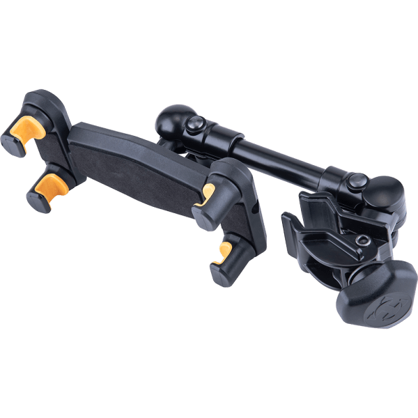 HERCULES STANDS DG307B 2-IN-1 tablet and phone holder, a versatile device stand suitable for home and studio use.